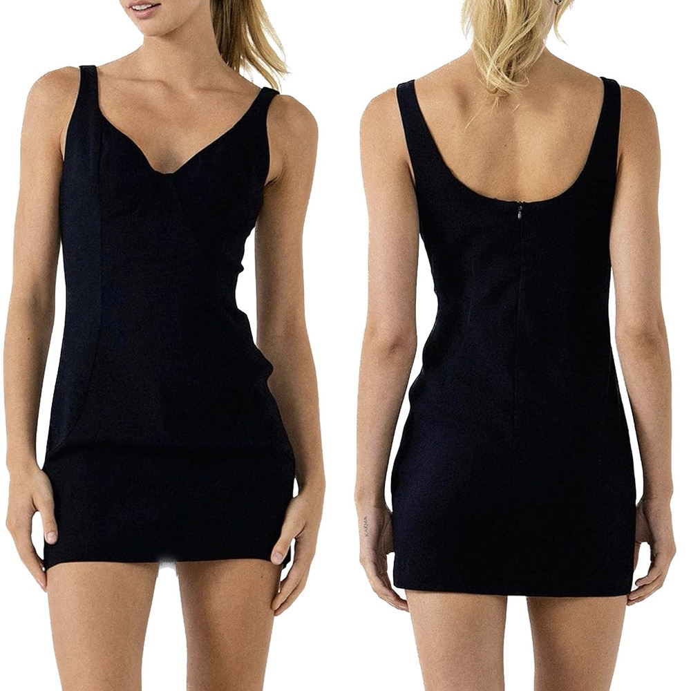 Endless Rose Black Sweetheart Neck Corset Sleeveless Mini Dress Size M Bodycon